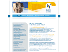 Tablet Screenshot of klinik-helle-mitte.de